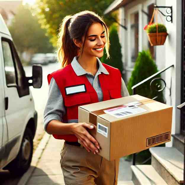 A professional courier ensuring timely deliveries with dependable support